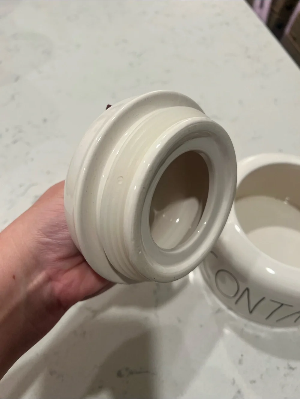 Rae Dunn Ceramic Contain Canister
